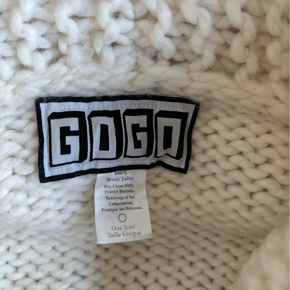 Handmade GOGO “Bride” Short Cardi Sweater One Size - Picture 3 of 10
